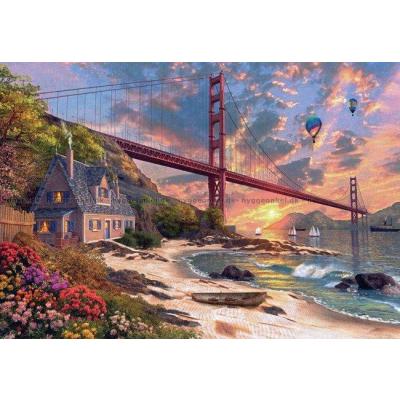 Davison: Golden Gate Bridge, 1000 brikker