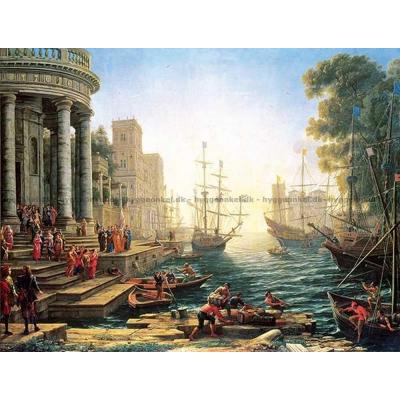 Lorrain: St. Ursula ankommer havnen, 3000 brikker