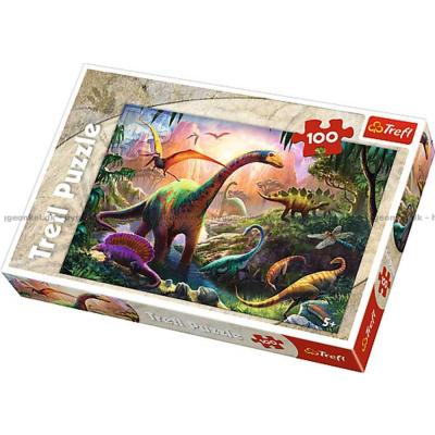 Dinosaurenes land, 100 brikker