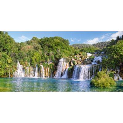 Bilde av Krka-fossen, Kroatia - Panorama, 4000 brikker