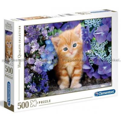 Cuddiford: Kattunge i blomsterbedet, 500 brikker
