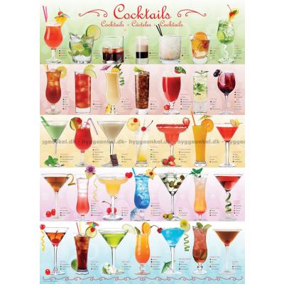 Bilde av Cocktails, 1000 brikker