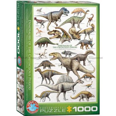 Dinosaurer fra krittiden, 1000 brikker