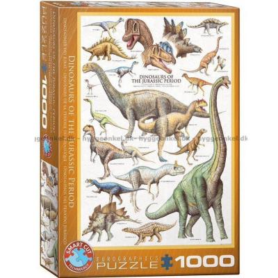Dinosaurer fra juratiden, 1000 brikker
