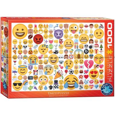 Emoji: Hva er humøret ditt?, 1000 brikker