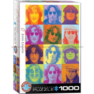 John Lennon: Fargeportrett, 1000 brikker