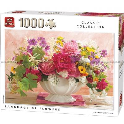 Blomsterbilder, 1000 brikker