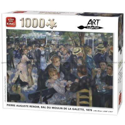 Renoir: Bal du Moulin de la Galette, 1876, 1000 brikker