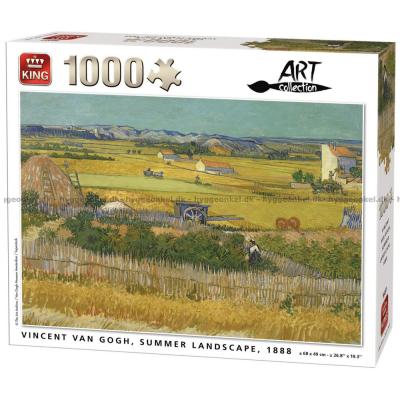 Van Gogh: Sommerlandskap, 1888, 1000 brikker