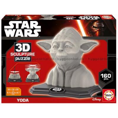 3D: Star Wars - Yoda, 160 brikker