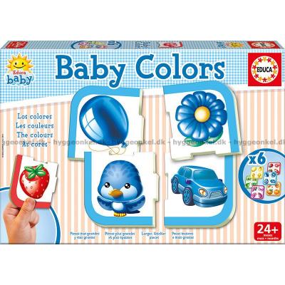 Baby: Farger, 4 brikker