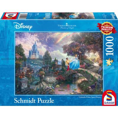 Disney: Kinkade - Askepott, 1000 brikker