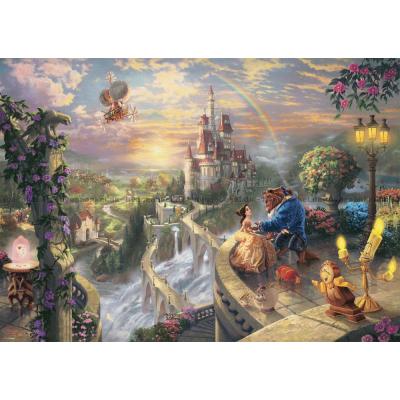 Bilde av Disney: Kinkade - Skjønnheten og udyret, 1000 brikker