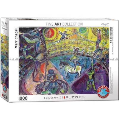 Chagall: Sirkushesten, 1000 brikker