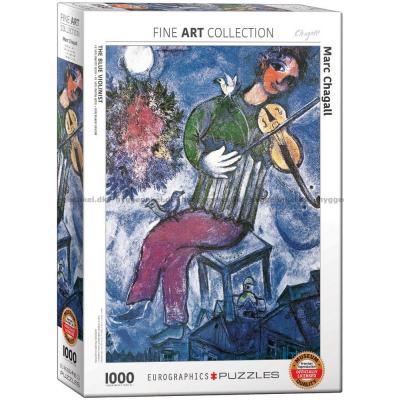 Chagall: Den blå fiolinist, 1000 brikker
