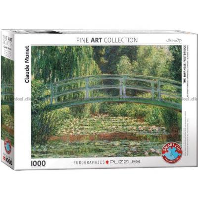 Monet: Japansk bro, 1000 brikker