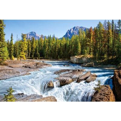 Athabasca-elven, Jasper National Park, 1500 brikker