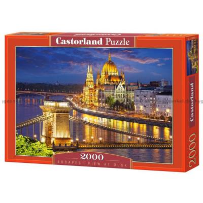 Budapest om kvelden, Ungarn, 2000 brikker
