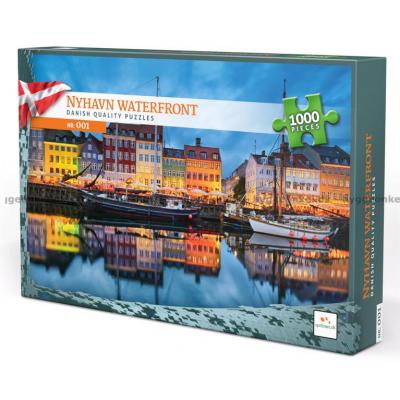 Nyhavn, København - Danmark, 1000 brikker