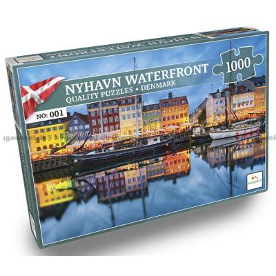 Nyhavn, København - Danmark, 1000 brikker
