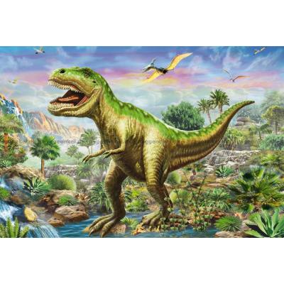 Bilde av Dinosaureventyr, 3x48 brikker