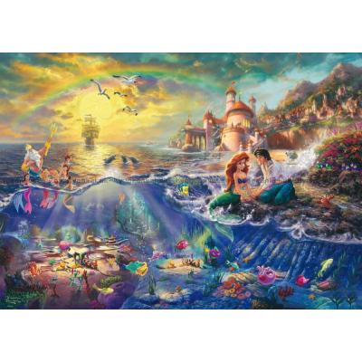 Disney: Kinkade - Den lille havfruen Ariel, 1000 brikker