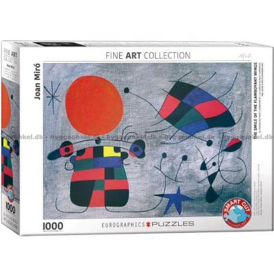 Miro: The Smile of the Flamboyant Wings, 1000 brikker