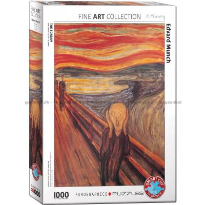 Edvard Munch: Skrik - Kunst, 1000 brikker
