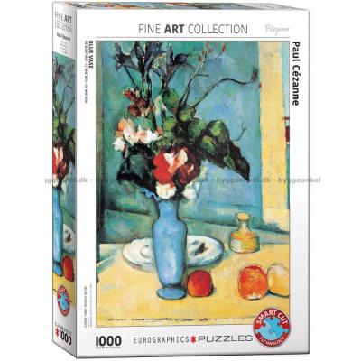 Cézanne: Blå vase, 1000 brikker