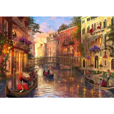 Bilde av Davison: Solnedgang over Venezia, 1500 brikker