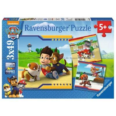 Paw Patrol - Helter, 3x49 brikker