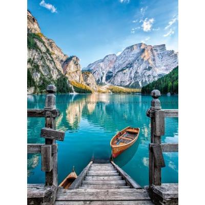 Bilde av Braies-sjøen, Italia, 500 brikker