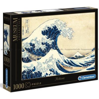 Hokusai: Kanagawe - Den store bølgen, 1000 brikker