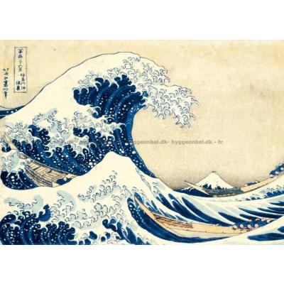 Bilde av Hokusai: Kanagawe - Den store bølgen, 1000 brikker