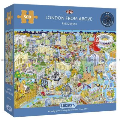 Dobson: London sett ovenfra, 500 brikker