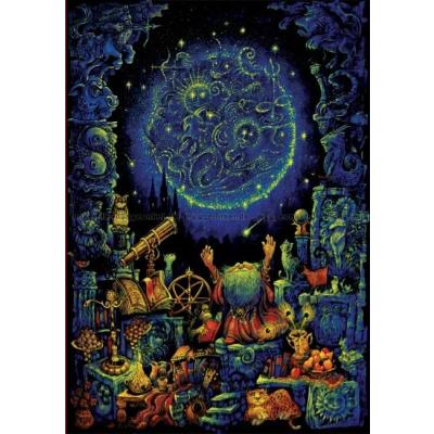 Bilde av Bell: Astrology - Glow in the dark, 1000 brikker