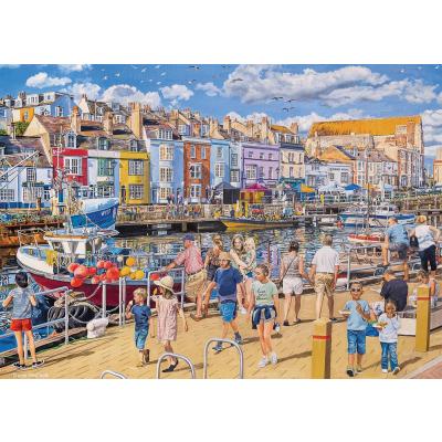 Bilde av T. Mitchell: Weymouth Harbour, 1000 brikker