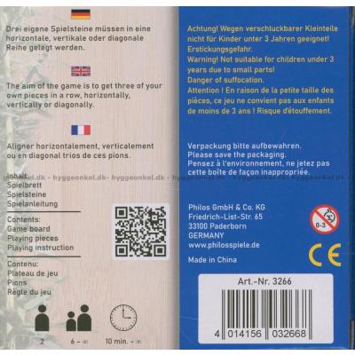 Baksiden av esken