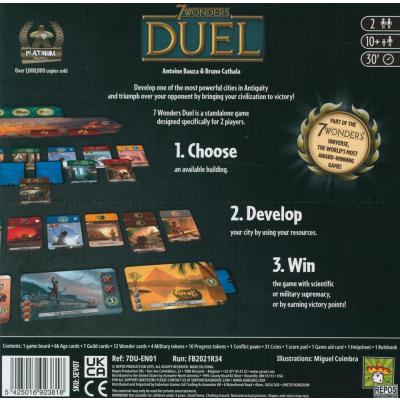 Bilde av 7 Wonders: Duel - Engelsk