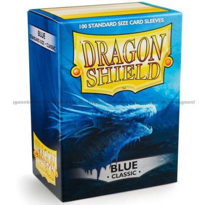 Kortlommer: Dragon Shield - Blue - 100 stk 63 x 88 mm