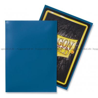 Bilde av Kortlommer: Dragon Shield - Blue - 100 stk 63 x 88 mm