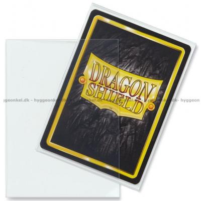Bilde av Kortlommer: Dragon Shield - Clear - 100 stk 63 x 88 mm