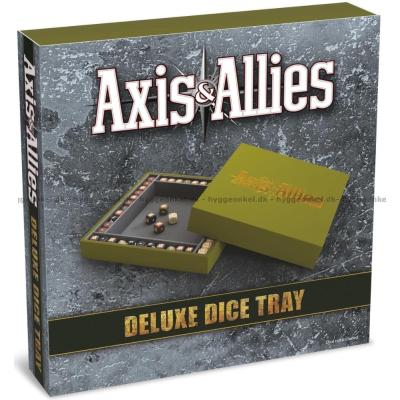 Bilde av Axis & Allies: Deluxe Dice Tray sett skrått ovenfra