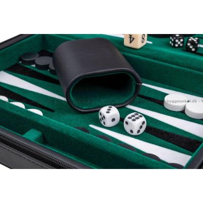 Bilde av Backgammon: Svart 23 cm - Magnetisk