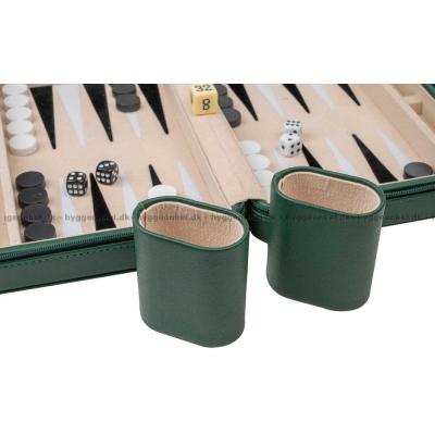 Bilde av Backgammon: Grønn 23 cm - Magnetisk