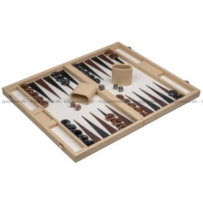 Bilde av Backgammon: 46 cm - beige - fra Philos