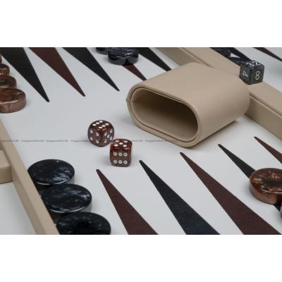 Bilde av Backgammon: 46 cm - beige - fra Philos