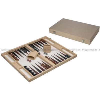 Bilde av Backgammon: 46 cm - beige - fra Philos
