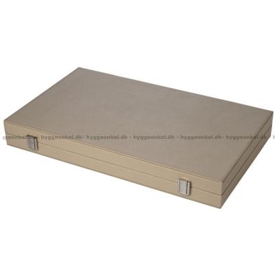 Bilde av Backgammon: 46 cm - beige - fra Philos