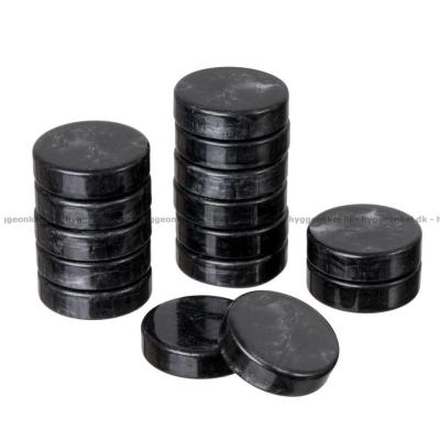 Bilde av Backgammon: Ekstra brikker 34 mm (svarte og hvite)